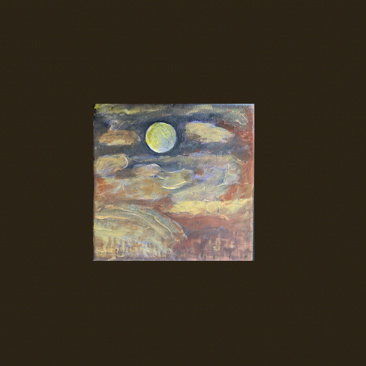 Harvest Sky Full Moon - 6 x 6 x .75