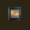 Harvest Valley Moon - 7 5/8 x 7 5/8