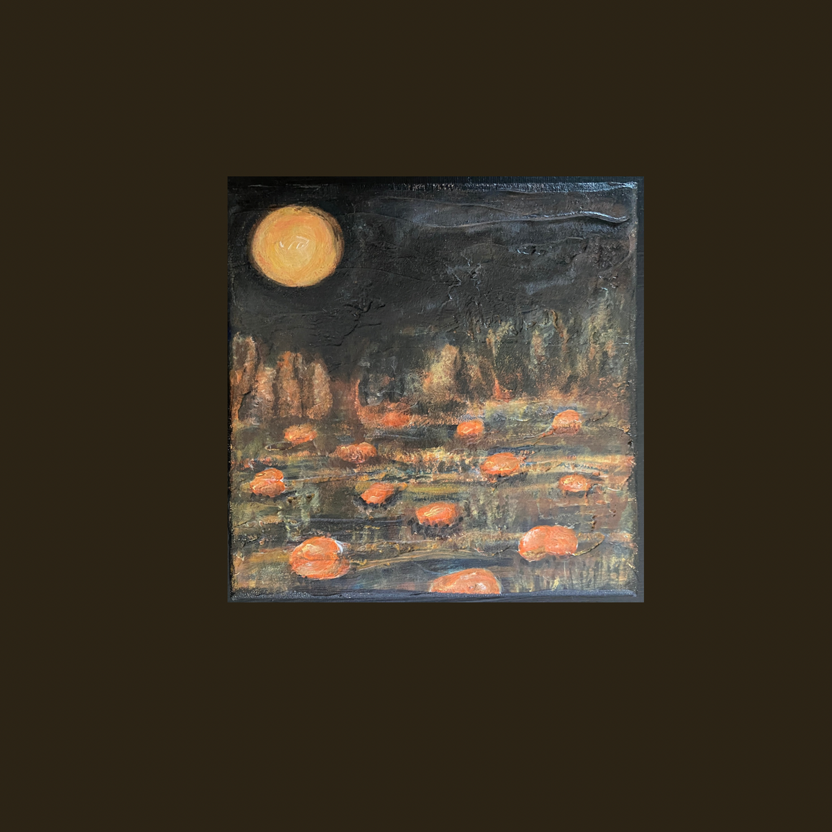 Harvest Moon Pumpkin Field - 6 x6 x.75