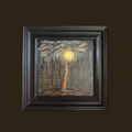 Moonlit Path in dark forest - 8.5 x 8.5